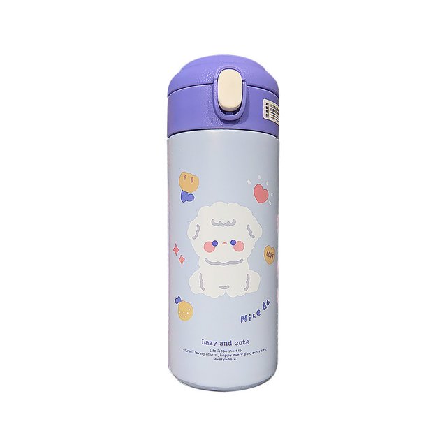 Monstrate Botella de viaje aislada Taza de vacío liviana de acero inoxidable Taza de agua a prueba de fugas de gran capacidad Oficina Hotel Empresa Cocina y Comedor Monstrate HA066484-00