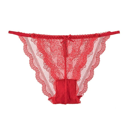 

Women Lace Panties Underwear With Cute Bow Midnight Lingerie Briefs Lingerie with Underwire for Women Lingerie Hot