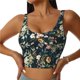 thumbnail image 1 of Balery Watercolor Floral Sujetadores deportivos con espalda cruzada para mujer, acolchados, sin costuras, de alto impacto, ideales para yoga, gimnasio, entrenamiento y fitness.-, 1 of 8