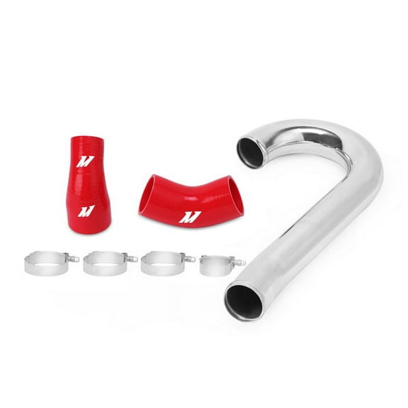Mishimoto MMICP-EVO-01LRD Intercooler Pipe Kit Compatible With Mitsubishi Lancer Evo 7/8/9 2001-2007 Red