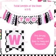 thumbnail image 6 of JOYMEMO Two Fast Birthday High Chair Banner Pink Black - Race Car 2nd Birthday Party Decorations Girl, Two Year Old Baby Birthday Photo Props Souvenir Gifts, Racing Car Second Birthday Party, 6 of 7