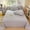 Gray, variant on Lunxisen 1 Pcs Heavy Duty Bed Sheets Thick Breathable Non-Slide Printed Fitted Sheet Twin XL Dorm Room Essential College Bedding Wrinkle Resistant Easy Care