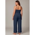 thumbnail image 2 of Avenue Women's Plus Size Knit Gauze Smocked Wide-Leg Pants, 2 of 2