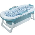 thumbnail image 3 of 55 inch Foldable Bathtub,Large Collapsible Tub,Freestanding Surround Collapsible Bathtub,No Lid,Hot Bath,Ice Bath, 3 of 14