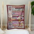 thumbnail image 6 of to My Bonus Mom Blanket 60"x50", Stepmom Blankets from Stepdaughter Stepson, Step Mom Throw Blanket for Bonus Mom on Birthday Christmas, Bonus Mom Gifts, Gifts for Bonus Mom from Son Daughter, 6 of 6