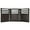 Brown, variant on Mens Lambskin Leather Trifold Multi Card Holder Outside ID Window Wallet 1355