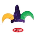 thumbnail image 4 of 6 Pack Beistle Mardi Gras Plush Jester Hat, 4 of 8