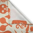 thumbnail image 3 of Ambesonne Mexican Kitchen Curtains, Sombrero Skulls Culture, 55"x39", Cream Orange, 3 of 3