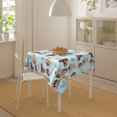 thumbnail image 4 of Wukai Cute Pug Dogs Waterproof Tablecloth for Kitchen Dining, Fits Square Tables for 2-4 Seats -60"x60", 4 of 7