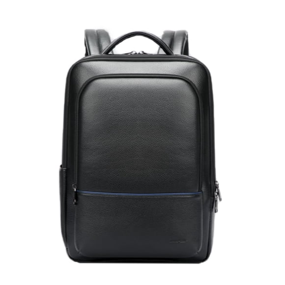 BOPai Genuine Leather Backpack for Men Multi-Function 15.6 inch Laptop Premium Executive Business Travel Friendly Smart Rucksack Anti Theft Large Cap