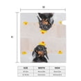 thumbnail image 4 of Yiaed Dachshund Sitting in Bathtub Print Mailbox Covers, Magnetic Mailbox Cover, Mail Box Covers for Garden Outdoor Decor Box Covers-25.5x21 in, 4 of 8