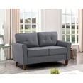 thumbnail image 2 of Uspridefurniture Mcnaboe 54.53'' Linen Flared Arm Loveseat, Gray, 2 of 5