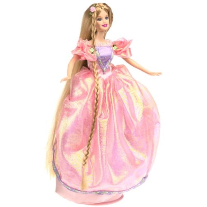 rapunzel barbie doll set