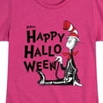 thumbnail image 3 of Dr. Seuss - Happy Halloween Skeleton Cat - Toddler And Youth Girls Short Sleeve Graphic T-Shirt, 3 of 6