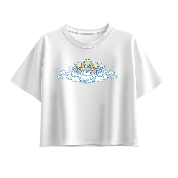 Peanuts - Olaf Kawaii - Youth Girl Short Sleeve Boxy Tee