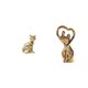 thumbnail image 1 of Estatua de pareja de gatos, figura decorativa, escultura animal, adorno artesanal para chimenea, regalo de aniversario, recuerdo para parejas, Val, 1 of 8