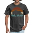 thumbnail image 2 of Great American Bison Buffalo Vintage Sunset Unisex T-Shirt, 2 of 3