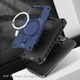 thumbnail image 2 of for iPhone 16 Pro Max Magnetic Case [Support Wireless Charging & Car Mount], Heavy Duty Rugged Shockproof Military Grade Protection Tough Durable Cover for iPhone 16 Pro Max, Blue, 2 of 7