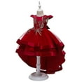 thumbnail image 4 of uukiA Child Girl Lace Tuxedo Wedding Party  Princess Dress, 4 of 4