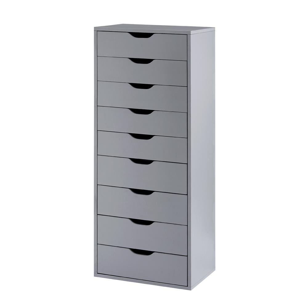 Office File Cabinets Wooden File Cabinets Lateral File Cabinet Wood File Cabinet Mobile File Cabinet Mobile Storage Cabinet Grey - image 5 of 5