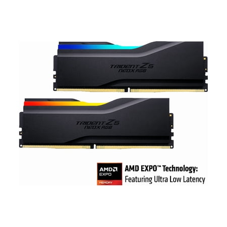 G.SKILL Trident Z5 NeoX RGB Series 32GB (2 x 16GB) 288-Pin PC RAM DDR5 6000 (PC5 48000) Desktop Memory Model F5-6000A2636H16GX2-TZ5NXRK