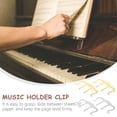 thumbnail image 3 of SEWACC 4Ensemble Clip de Support Musical en Alliage pour Clip de Livre Musical Résistant à l'Humidité pour Discours en Public, 3 of 8