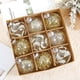 thumbnail image 4 of Bewildely 12 pack/lote bola hecha de PET decoración navideña amplia aplicación para fiestas temáticas bola de árbol de Navidad no tóxica Kits de decoración para fiestas champán, 4 of 6