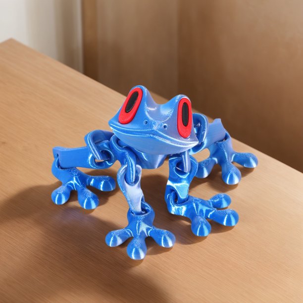 Modelo de adsorción magnética impresa en 3D simulación reutilizable figurita animal de escritorio ranas artesanía para mujer regalo de regalo para niños juguete