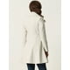 thumbnail image 3 of Abrigo Largo de Invierno para Mujer Abrigo Elegante de Doble Botonadura con Solapa Blanco crema S, 3 of 5