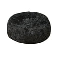 thumbnail image 1 of Cama para perros grande, lavable, antideslizante y de felpa para mascotas, 50 cm de diámetro, con forma de donut relajante, 1 of 5