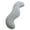 Grey, variant on Body Pillows for Adults, Mellow Body Pillow, Pea Pod Body Pillow for Side Sleepers, S Shaped Cooling Bolster, for Sleeping & Lumbar Support