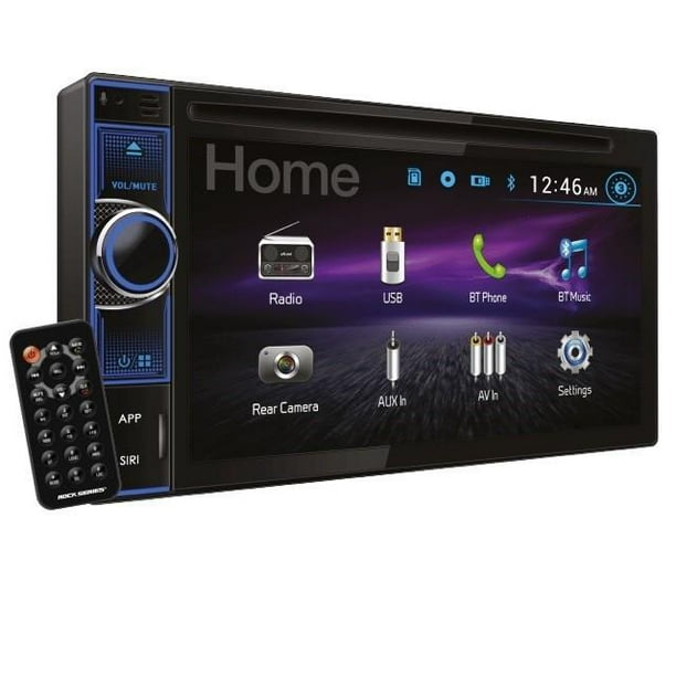 Autoestéreo 2 Din Premium DVDAPP Control y Bluetooth RKS-PREMIERX2 ROCK SERIES CHRKS-PREMIERX2
