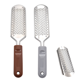 thumbnail image 1 of 2 raspadores de metal para pies (lima para pies) + 1 cuchilla de repuesto GRATIS para exfoliante de pies, elimina durezas de acero inoxidable para pies húmedos y secos, 1 of 5