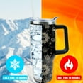 thumbnail image 6 of 40 oz Tumbler with Handle and Straw, Stainless Steel Insulated Cup with Leak Proof Lid and Straw Lid, Keep Drinks Cold and Hot for Hours(Sun Moon), 6 of 6