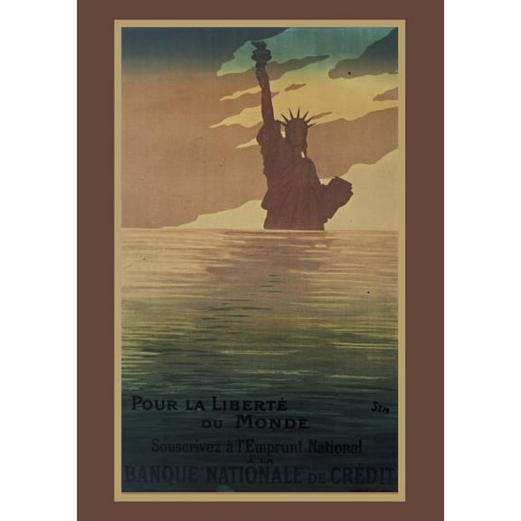 Bnf Affiches Carnet LignÃ© Statue de la LibertÃ©, (Paperback)