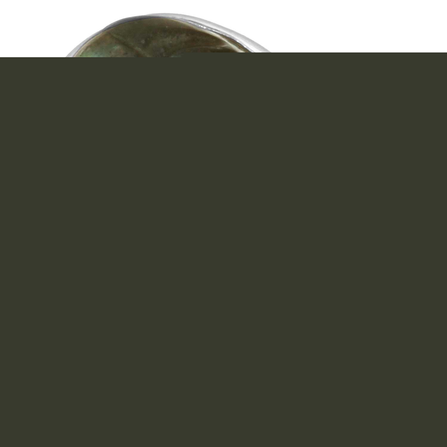 Genuine Labradorite Face Solid 925 Sterling Silver Fashion Ring