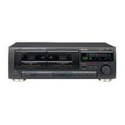 Teac W-600R - Dual cassette deck - black