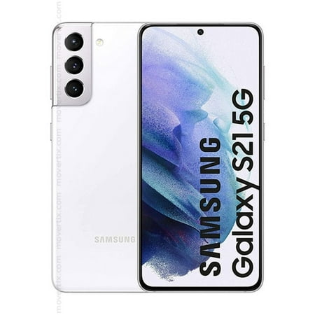 Pre-Owned Samsung Galaxy S21 5G G991U 128GB Phantom White Fully Unlocked (Refurbished: Good)