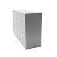 thumbnail image 3 of FixtureDisplays® 24-Slot Cellphone iPad Charging Station Lockers Assignment Mail Slot Box 15255, 3 of 5