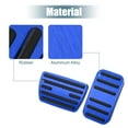 thumbnail image 4 of Gas Brake Pedal Cover for Honda Civic 2016 2017 2018 2019 2020 2021 Anti Slip Aluminum Alloy Foot Pedal Pads Kit Blue, 4 of 6