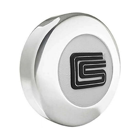 Legendary Wheels Hubcap -  "65 CS" Logo - Chrome