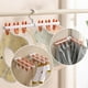 thumbnail image 1 of Tendedero plegable de pared con 6 pinzas | Percha adhesiva sin taladro para calcetines y ropa interior | Organizador de ropa que ahorra espacio para baño y balcón, 1 of 6