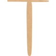 thumbnail image 1 of Wooden Letter T Blank Craft, Paintable 8'' MDF Wood DIY, Snowy, 1 of 3