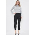 thumbnail image 2 of Royalty For Me Women's Tummy Control Rolled Cuff Jeans, 2 of 5