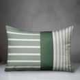 thumbnail image 3 of Creative Products Farmhouse Stripes Green 14 x 20 Indoor / Outdoor Pillow, 3 of 3