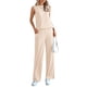 thumbnail image 3 of Conjunto Deportivo PRETTYGARDEN de 2 Piezas para Mujer Beige Talle Grande, 3 of 8