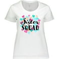 thumbnail image 3 of Inktastic Sister Squad hearts Women's Plus Size T-Shirt, 3 of 5