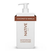 Native Moisturizing Conditioner, Coconut & Vanilla, Sulfate & Paraben Free, 16.5 oz