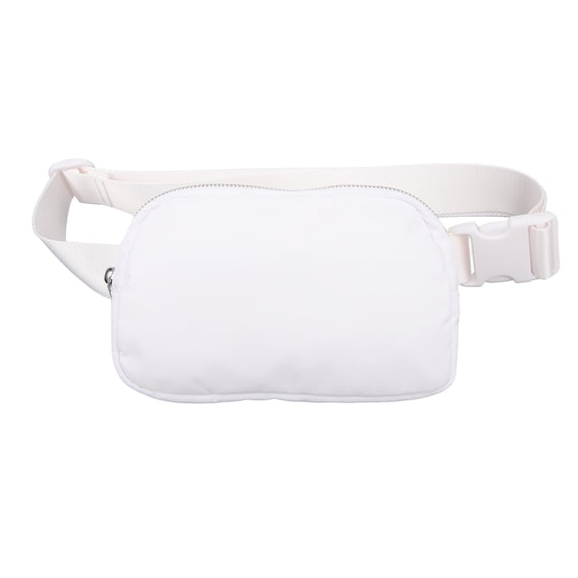 Bolsa para cinturón deportivo Bolsa para cinturón deportiva ajustable de gran capacidad para viajar 60-120 cm Blanco