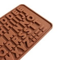 thumbnail image 5 of Huayishang Silicone Molds 26 Flat English Letters Silicone Chocolate Mold 2Pc, Kitchen Essentials Clearance Sale Brown, 5 of 8
